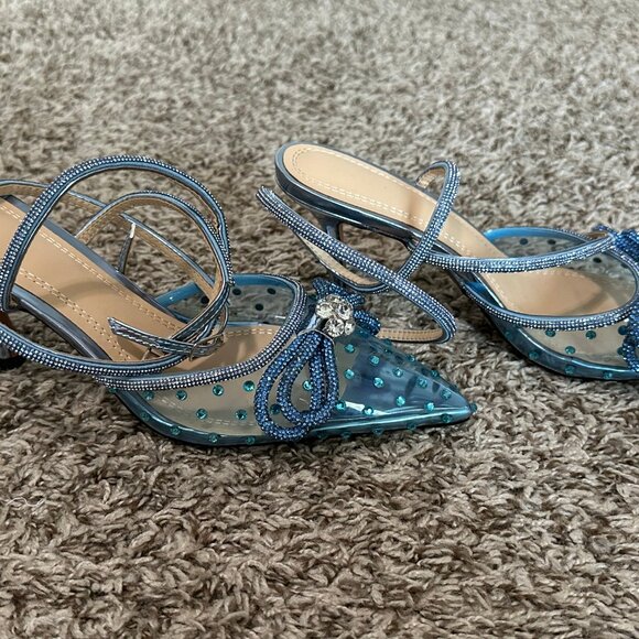 Blue Crush Diamond Bow Heels Womens (SIZE 9.5 US / 41 EU) - Picture 6 of 6
